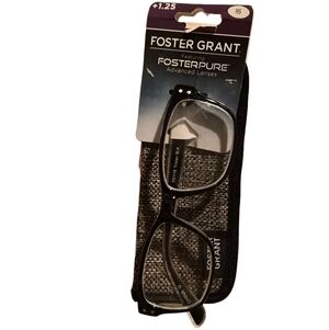 Foster Grant +1.25 Reading Glasses with Case